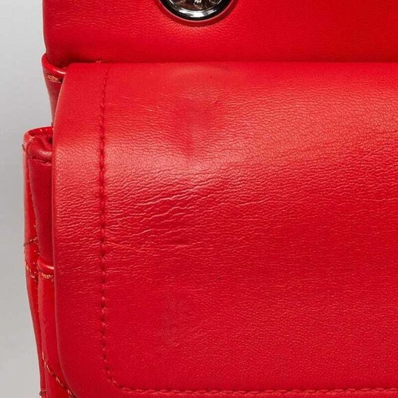 Chanel Red 2.55 Reissue Quilted Patent Leather 226 Flap Bag - Picture 9 of 12